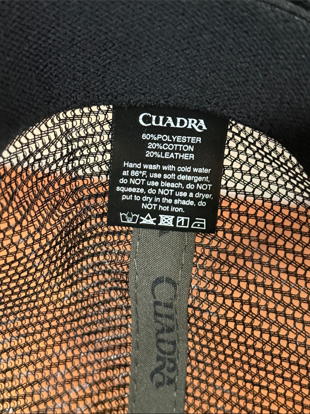 CUADRA BLACK WOMEN’S SNAPBACK CAP IN GENUINE LEATHER WITH HORSE EMBLEM
NWOT - Picture 5 of 6